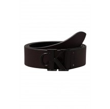 CALVIN KLEIN JEANS RO MONO REV/ADJ LTHR BELT 35MM ΖΩΝΗ ΑΝΔΡΙΚΗ BLACK