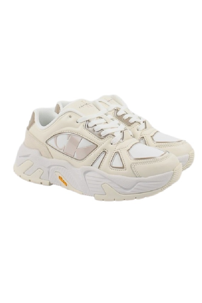 CALVIN KLEIN JEANS CHUNKY RUNNER VIBRAM MIX NBS MTR ΠΑΠΟΥΤΣΙ ΓΥΝΑΙΚΕΙΟ BRIGHT WHITE