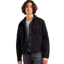 LEVIS TYPE 3 SHERPA TRUCKER 163650100 ΜΠΟΥΦΑΝ ΑΝΔΡΙΚΟ BLACK