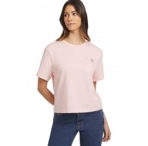 GUESS JEANS CN BOXY MINI T-SHIRT ΜΠΛΟΥΖΑ ΓΥΝΑΙΚΕΙΑ PINK