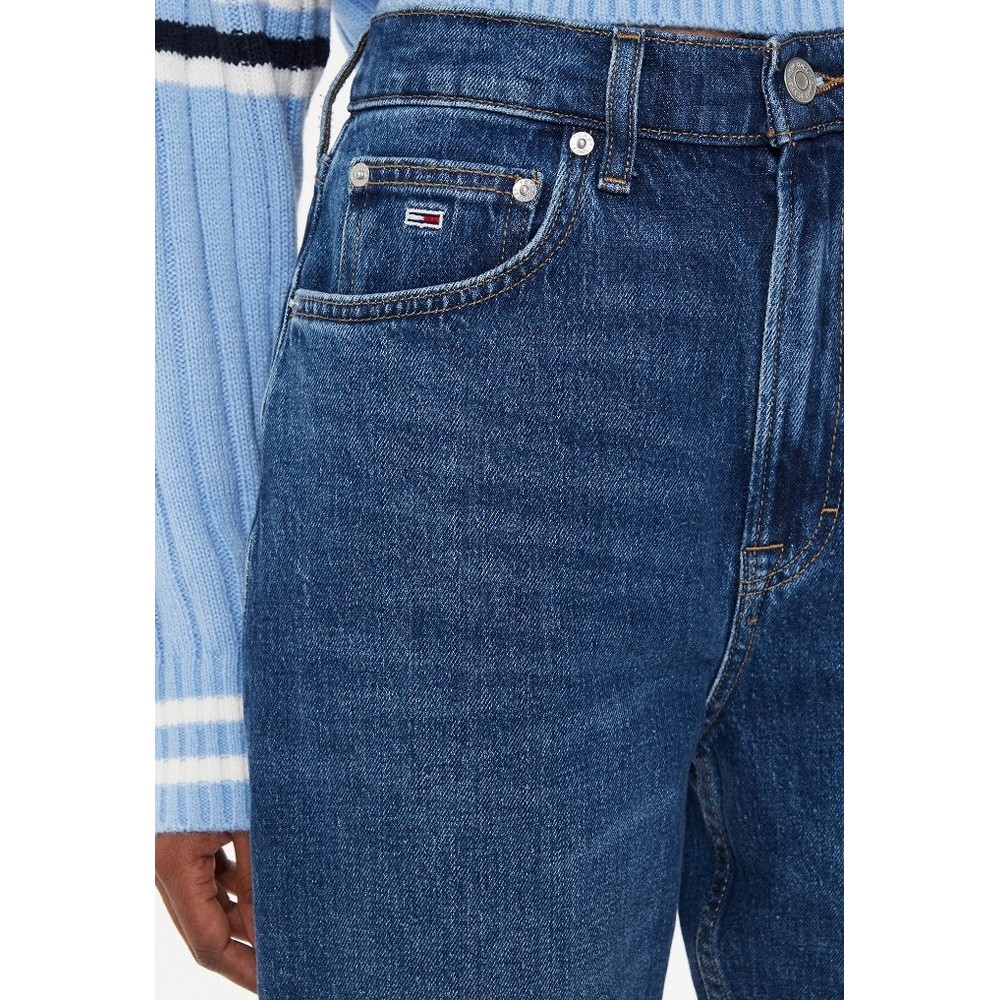 TOMMY JEANS MOM JEAN ΠΑΝΤΕΛΟΝΙ ΓΥΝΑΙΚΕΙΟ BLUΕ DENIM