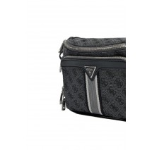 GUESS MILANO MAXI BUM BAG W FRONT ΤΣΑΝΤΑ ΑΝΔΡΙΚΗ GREY