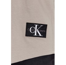 CALVIN KLEIN JEANS BADGE ROUND T-SHIRT ΑΝΔΡΙΚΟ SLATE GREY