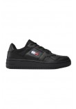 TOMMY HILFIGER TJM RETRO BASKET ESS ΠΑΠΟΥΤΣΙ ΑΝΔΡΙΚΟ BLACK