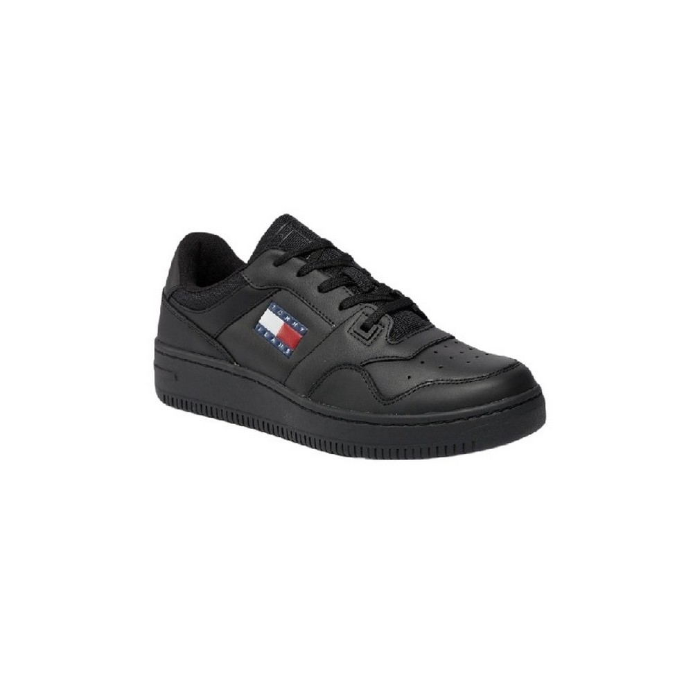 TOMMY HILFIGER TJM RETRO BASKET ESS ΠΑΠΟΥΤΣΙ ΑΝΔΡΙΚΟ BLACK