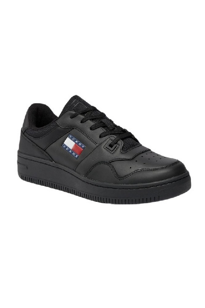 TOMMY HILFIGER TJM RETRO BASKET ESS ΠΑΠΟΥΤΣΙ ΑΝΔΡΙΚΟ BLACK