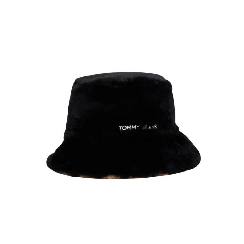 TOMMY JEANS LINEAR FUR BUCKET HAT ΚΑΠΕΛΟ ΓΥΝΑΙΚΕΙΟ BLACK