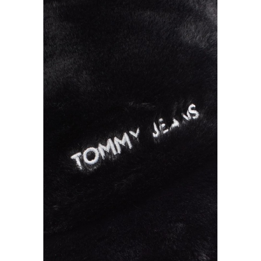 TOMMY JEANS LINEAR FUR BUCKET HAT ΚΑΠΕΛΟ ΓΥΝΑΙΚΕΙΟ BLACK