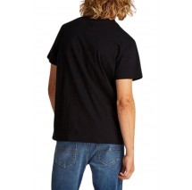 TOMMY JEANS SLIM LINEAR CHEST SS TEE EXT T-SHIRT ΜΠΛΟΥΖΑ ΑΝΔΡΙΚΗ BLACK