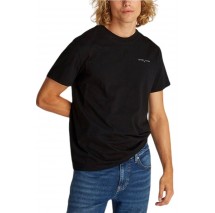 TOMMY JEANS SLIM LINEAR CHEST SS TEE EXT T-SHIRT ΜΠΛΟΥΖΑ ΑΝΔΡΙΚΗ BLACK