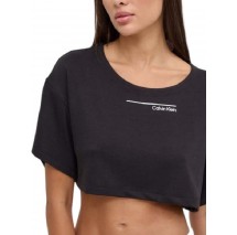 CALVIN KLEIN BOX FIT CROP TOP ΤΟΠ ΓΥΝΑΙΚΕΙΟ BLACK