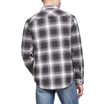 TOMMY HILFIGER REG CHECK FLANNEL SHIRT EXT ΠΟΥΚΑΜΙΣΟ ΑΝΔΡΙΚΟ BLACK