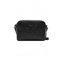 CALVIN KLEIN JEANS SCULPTED CAMERA BAG DEBOSS ΤΣΑΝΤΑ ΓΥΝΑΙΚΕΙΑ BLACK