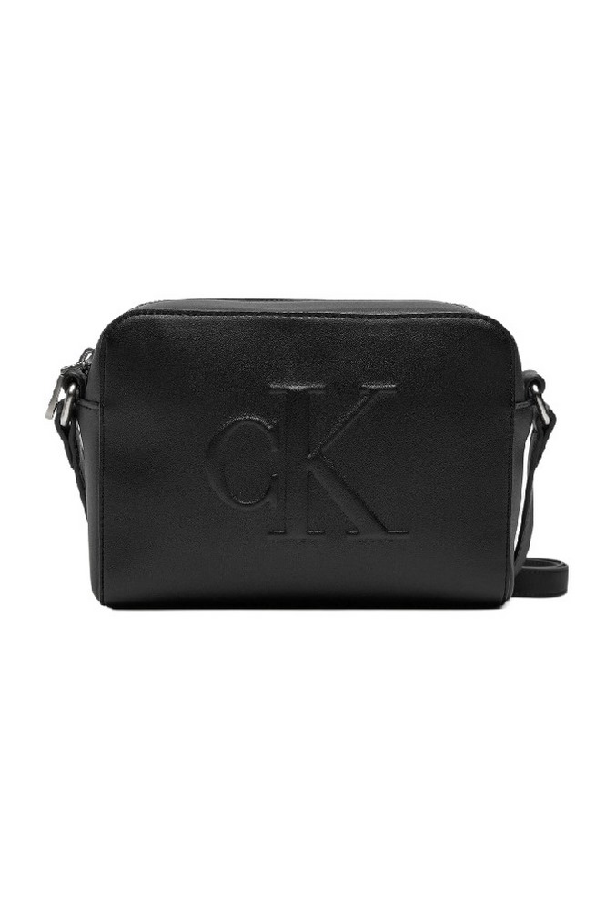 CALVIN KLEIN JEANS SCULPTED CAMERA BAG DEBOSS ΤΣΑΝΤΑ ΓΥΝΑΙΚΕΙΑ BLACK