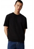 CALVIN KLEIN JEANS INTERLOCK TEE T-SHIRT ΜΠΛΟΥΖΑ ΑΝΔΡΙΚΗ BLACK