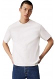 CALVIN KLEIN JEANS INTERLOCK TEE T-SHIRT ΜΠΛΟΥΖΑ ΑΝΔΡΙΚΗ IVORY