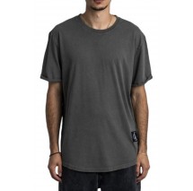 CALVIN KLEIN JEANS WASHED MONOLOGO BADGE T-SHIRT ΜΠΛΟΥΖΑ ΑΝΔΡΙΚΗ ENDLESS GREY