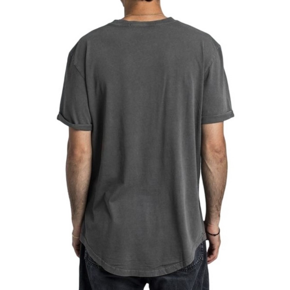 CALVIN KLEIN JEANS WASHED MONOLOGO BADGE T-SHIRT ΜΠΛΟΥΖΑ ΑΝΔΡΙΚΗ ENDLESS GREY