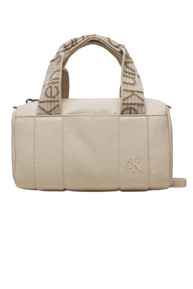 CALVIN KLEIN JEANS ULTRALIGHT SQ BARREL BAG ΤΣΑΝΤΑ ΓΥΝΑΙΚΕΙΑ EGGSHELL