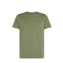 TOMMY JEANS XSLIM JERSEY TEE T-SHIRT ΜΠΛΟΥΖΑ ΑΝΔΡΙΚΗ GREEN