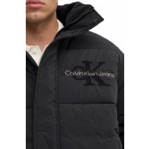 CALVIN KLEIN JEANS CHENILLE PUFFER ΜΠΟΥΦΑΝ ΑΝΔΡΙΚΟ BLACK