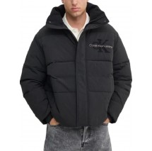 CALVIN KLEIN JEANS CHENILLE PUFFER ΜΠΟΥΦΑΝ ΑΝΔΡΙΚΟ BLACK