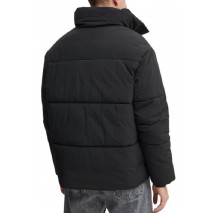 CALVIN KLEIN JEANS CHENILLE PUFFER ΜΠΟΥΦΑΝ ΑΝΔΡΙΚΟ BLACK