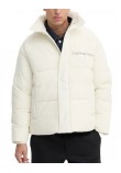 CALVIN KLEIN JEANS CHENILLE PUFFER ΜΠΟΥΦΑΝ ΑΝΔΡΙΚΟ IVORY