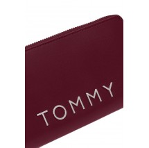 TOMMY JEANS CITY BOLD LARGE ZA ΓΥΝΑΙΚΕΙΟ ΠΟΡΤΟΦΟΛΙ BORDEAUX