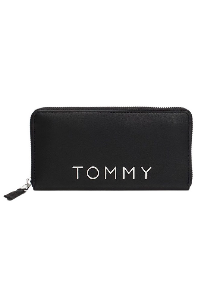 TOMMY JEANS CITY BOLD LARGE ZA ΓΥΝΑΙΚΕΙΟ ΠΟΡΤΟΦΟΛΙ BLACK