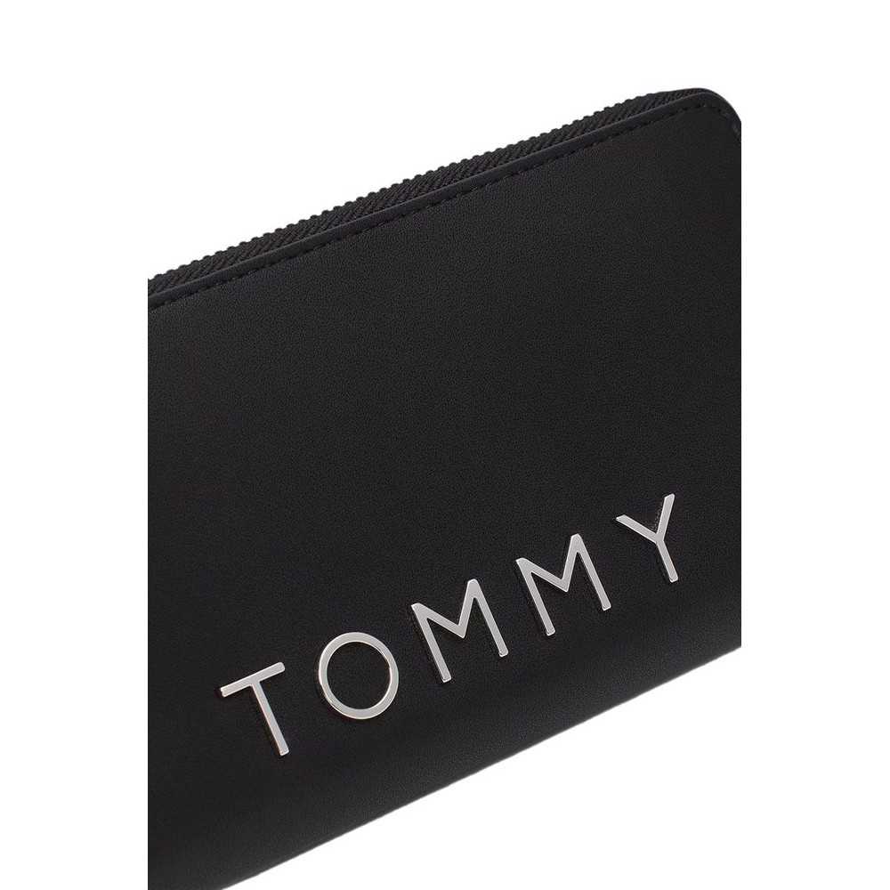 TOMMY JEANS CITY BOLD LARGE ZA ΓΥΝΑΙΚΕΙΟ ΠΟΡΤΟΦΟΛΙ BLACK