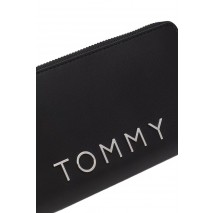 TOMMY JEANS CITY BOLD LARGE ZA ΓΥΝΑΙΚΕΙΟ ΠΟΡΤΟΦΟΛΙ BLACK