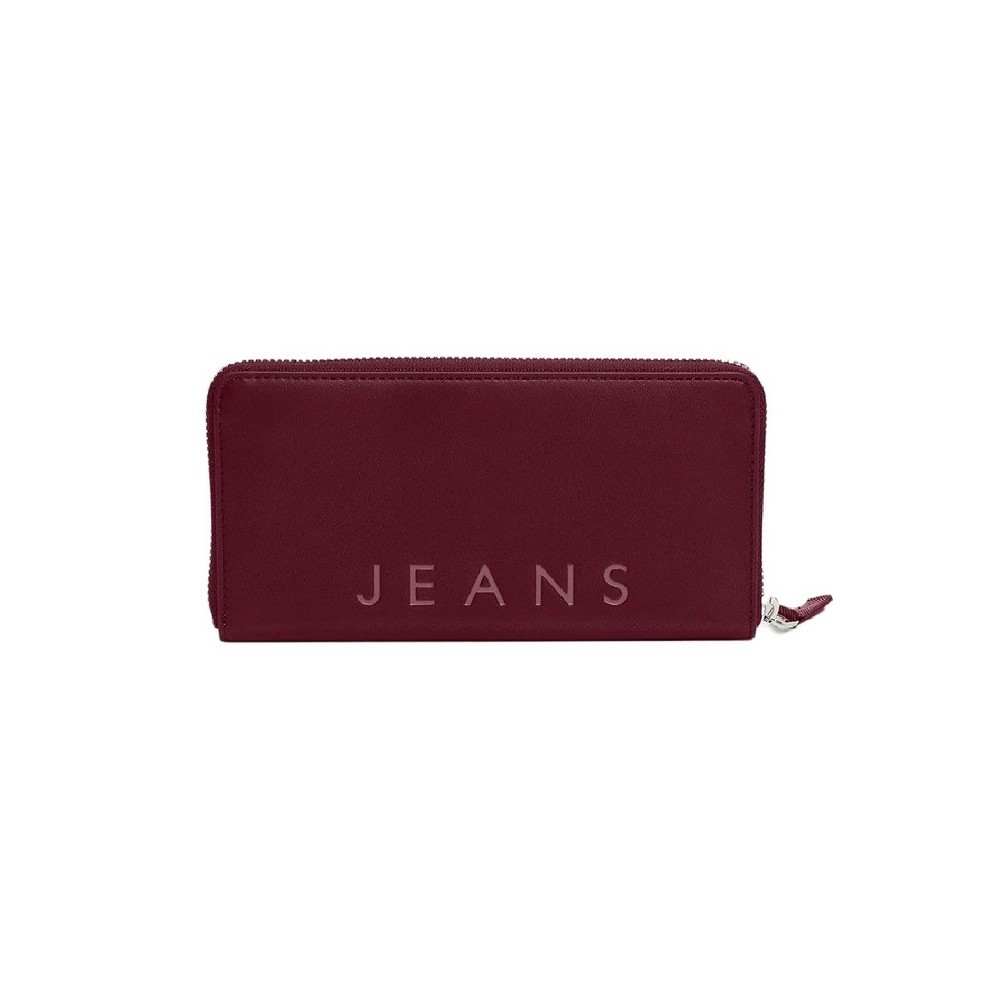 TOMMY JEANS CITY BOLD LARGE ZA ΓΥΝΑΙΚΕΙΟ ΠΟΡΤΟΦΟΛΙ BORDEAUX