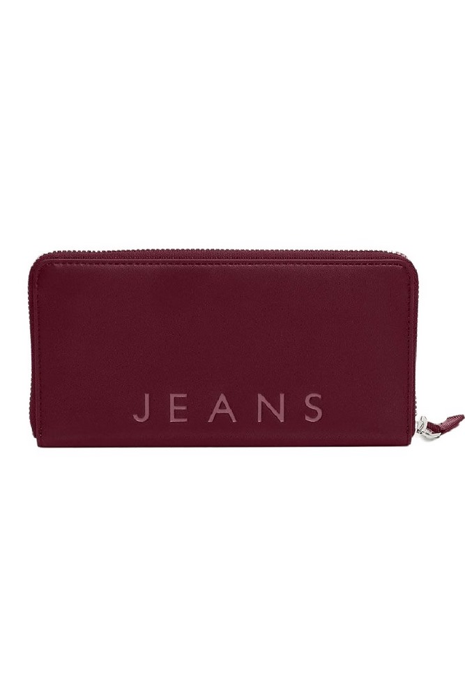 TOMMY JEANS CITY BOLD LARGE ZA ΓΥΝΑΙΚΕΙΟ ΠΟΡΤΟΦΟΛΙ BORDEAUX