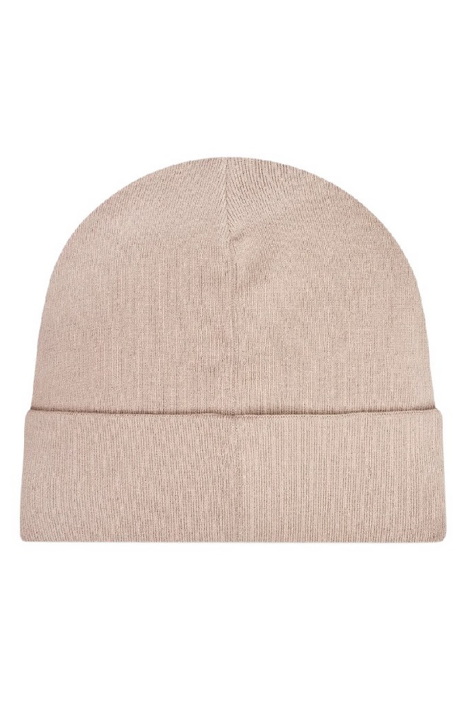 CALVIN KLEIN JEANS MONO LOGO EMBRO BEANIE ΣΚΟΥΦΟΣ ΓΥΝΑΙΚΕΙΟΣ BEIGE