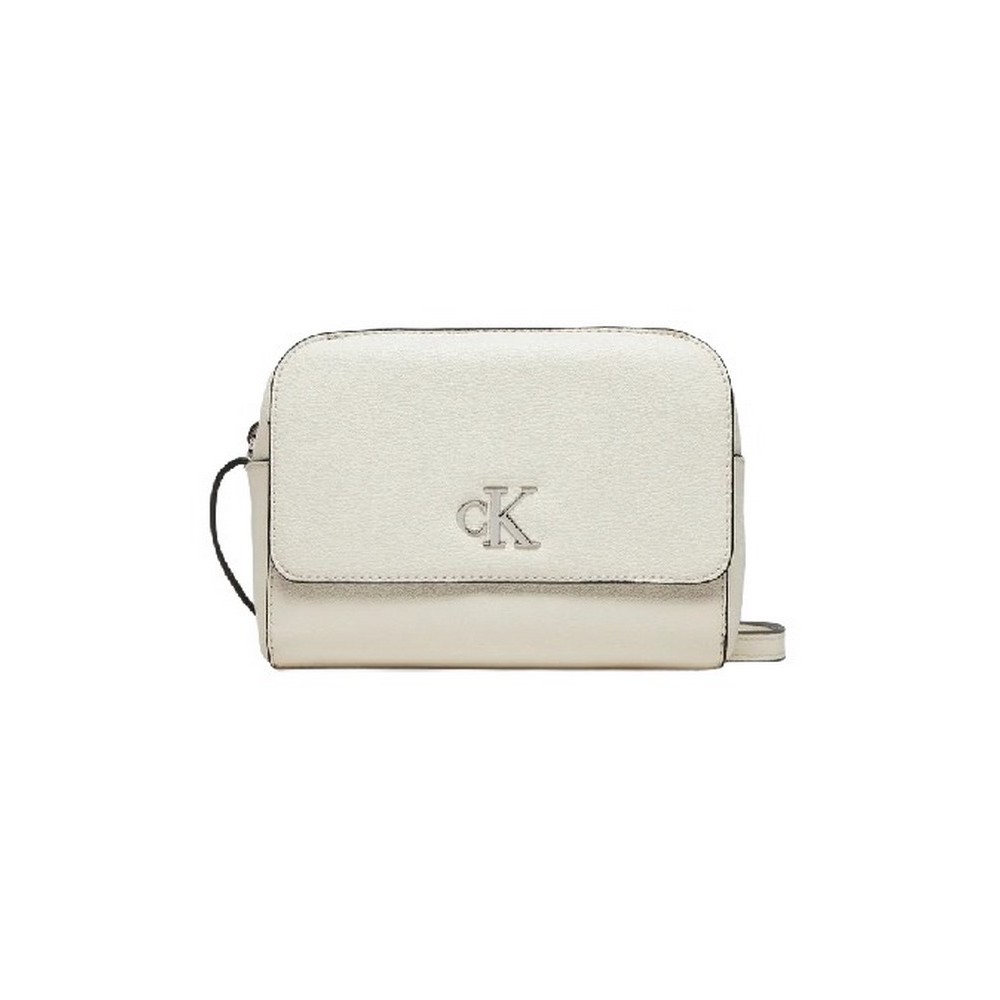 CALVIN KLEIN JEANS MINIMAL MONOGRAM CAMERA BAG18 ΤΣΑΝΤΑ ΓΥΝΑΙΚΕΙΑ WHITE