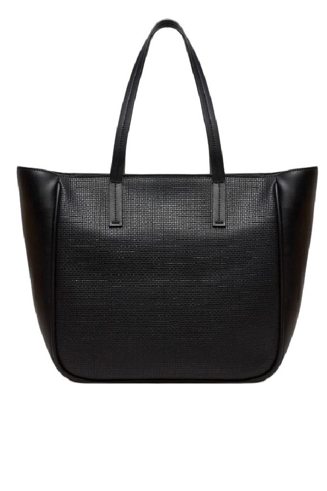 CALVIN KLEIN REFINE MD SHOPPER_BRAID ΤΣΑΝΤΑ ΓΥΝΑΙΚΕΙΑ BLACK