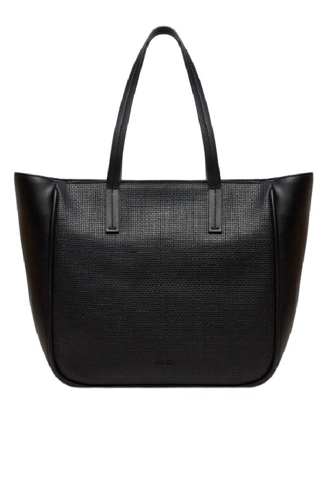 CALVIN KLEIN REFINE MD SHOPPER_BRAID ΤΣΑΝΤΑ ΓΥΝΑΙΚΕΙΑ BLACK