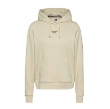 TOMMY JEANS ESSENTIAL LOGO 2 HOODIE ΦΟΥΤΕΡ ΓΥΝΑΙΚΕΙΟ OFF WHITE