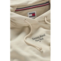 TOMMY JEANS ESSENTIAL LOGO 2 HOODIE ΦΟΥΤΕΡ ΓΥΝΑΙΚΕΙΟ OFF WHITE