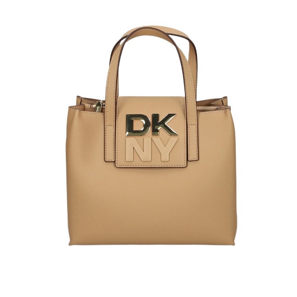 DKNY FAYE SATCHELS HANDBAG ΤΣΑΝΤΑ ΓΥΝΑΙΚΕΙΑ BEIGE