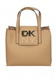 DKNY FAYE SATCHELS HANDBAG ΤΣΑΝΤΑ ΓΥΝΑΙΚΕΙΑ BEIGE