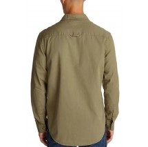 TOMMY JEANS REG WASHED TWILL SHIRT ΠΟΥΚΑΜΙΣΟ ΑΝΔΡΙΚΟ KHAKI