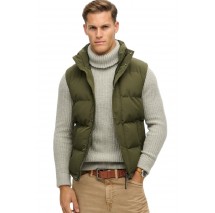 SUPERDRY D3 NON HOODED EVEREST GILET ΓΙΛΕΚΟ ΜΠΟΥΦΑΝ ΑΝΔΡΙΚΟ OLIVE