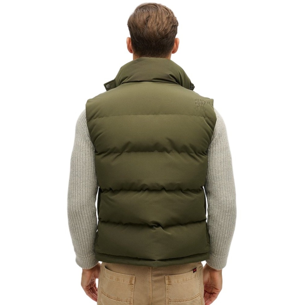 SUPERDRY D3 NON HOODED EVEREST GILET ΓΙΛΕΚΟ ΜΠΟΥΦΑΝ ΑΝΔΡΙΚΟ OLIVE