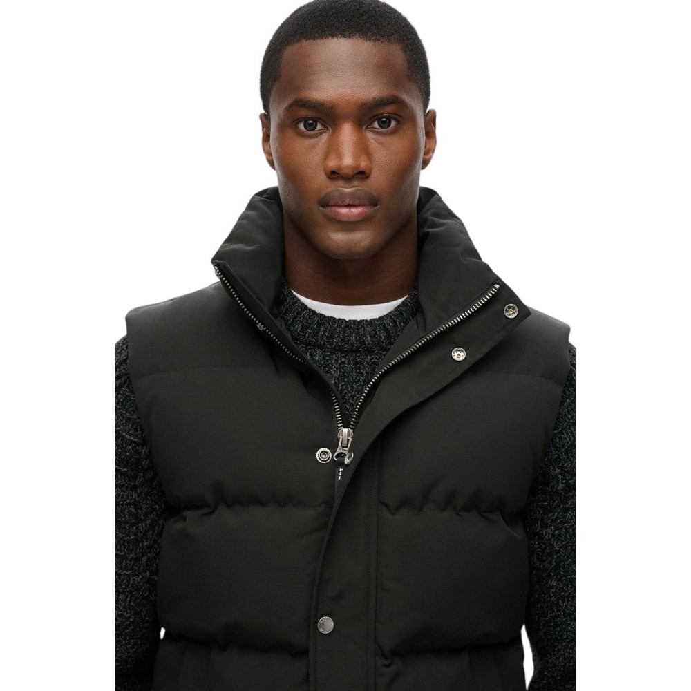 SUPERDRY D3 NON HOODED EVEREST GILET ΓΙΛΕΚΟ ΜΠΟΥΦΑΝ ΑΝΔΡΙΚΟ BLACK