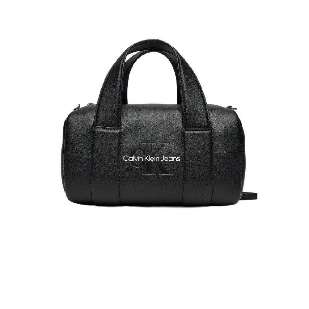 CALVIN KLEIN JEANS SCULPTED SQUARE BARREL BAG MONO ΤΣΑΝΤΑ ΓΥΝΑΙΚΕΙΑ BLACK