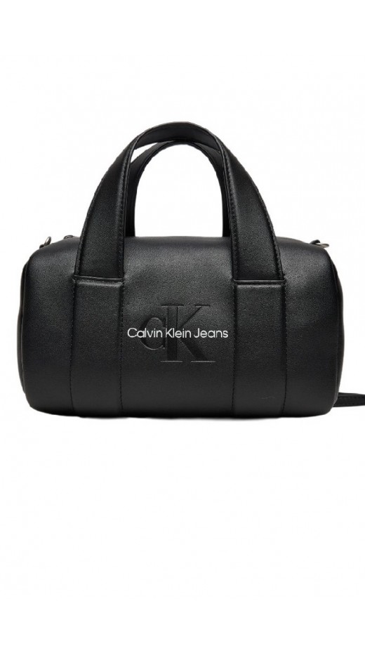 CALVIN KLEIN JEANS SCULPTED SQUARE BARREL BAG MONO ΤΣΑΝΤΑ ΓΥΝΑΙΚΕΙΑ BLACK