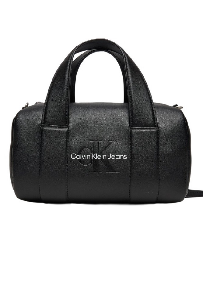 CALVIN KLEIN JEANS SCULPTED SQUARE BARREL BAG MONO ΤΣΑΝΤΑ ΓΥΝΑΙΚΕΙΑ BLACK