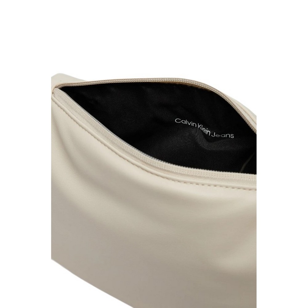 CALVIN KLEIN JEANS MICRO MONO CAMERA POUCH24 PU ΤΣΑΝΤΑ ΓΥΝΑΙΚΕΙΑ EGGSHELL